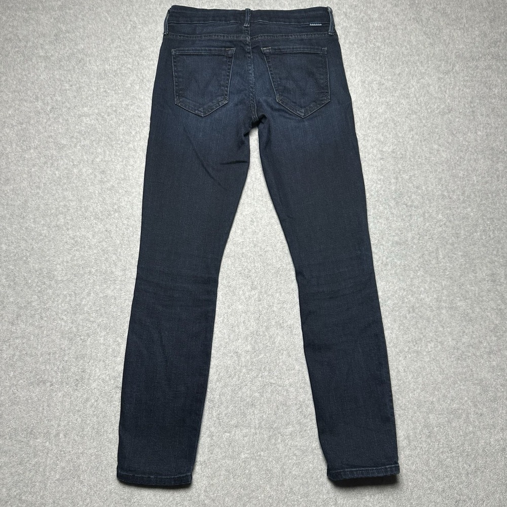 MOTHER The Looker Crop Jeans Dark Wash Denim Ink & Paper Woman's Size 24